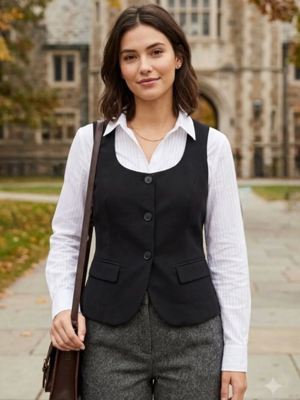 A New Day Black Vest Women's Small